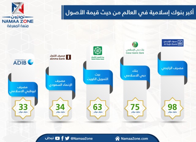 The largest Islamic banks in the world