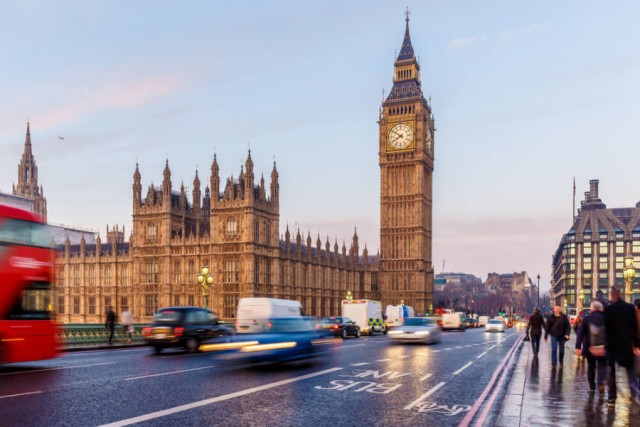 The largest decline in the British economy in 40 years