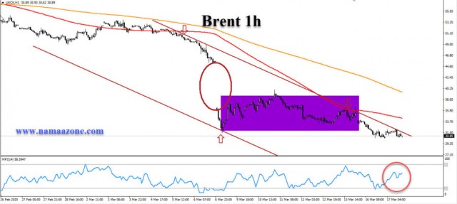 Brent crude continues to decline, recording $ 30.85 levels