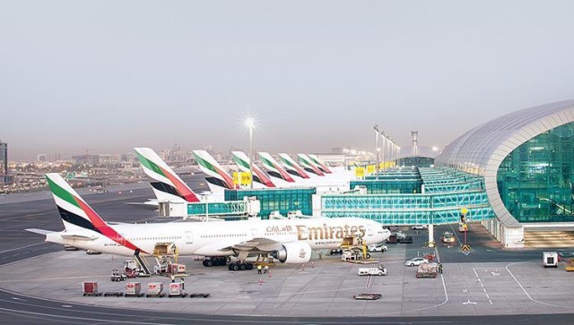 Dubai airport passenger traffic