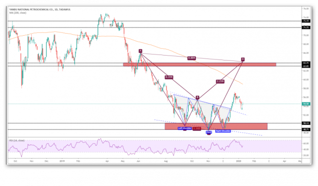 سهم ينساب والاستعداد للصعود