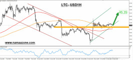 اللايتكوين يستعد لإستهداف مستويات الـ 45 دولار
