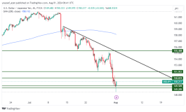 USDJPY - August 1, 2024