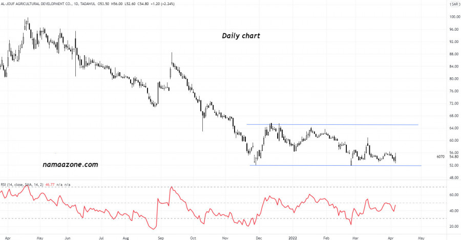 Al-Jouf Agricultural Stock (6070) - April 07