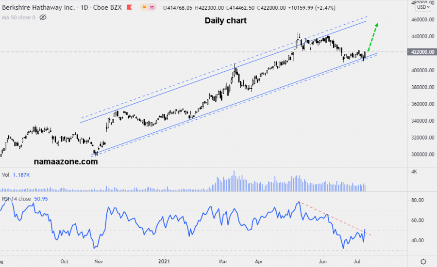 سهم بيركشير هاثاواي - 12 يوليو