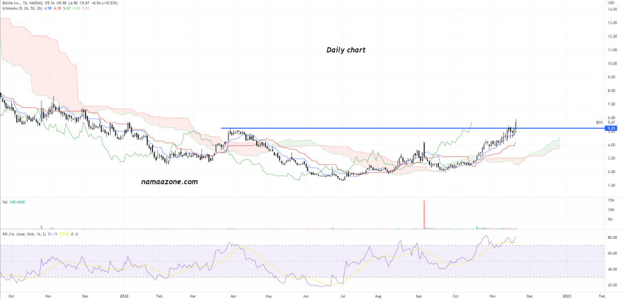 BioVie Inc (BIVI) stock - November 20th