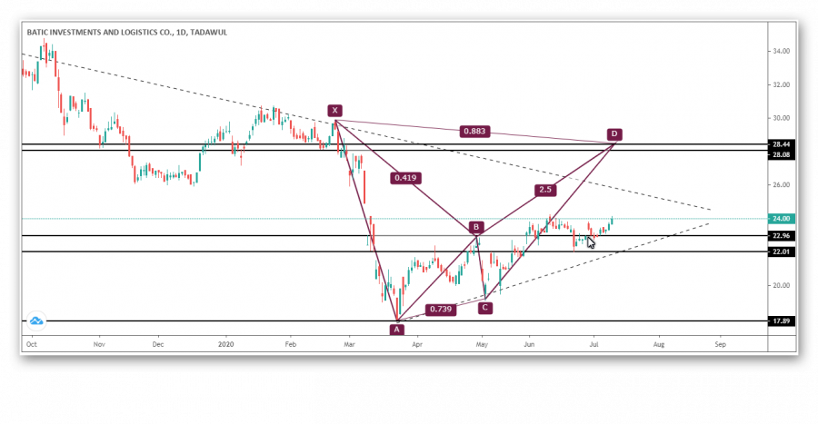 سهم باتك السعودي واحتمالية الصعود